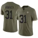 Adult Limited Jordan Howden New Orleans Saints Olive 2022 Salute To Service Jersey