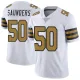 Youth Limited Khalen Saunders New Orleans Saints White Color Rush Jersey