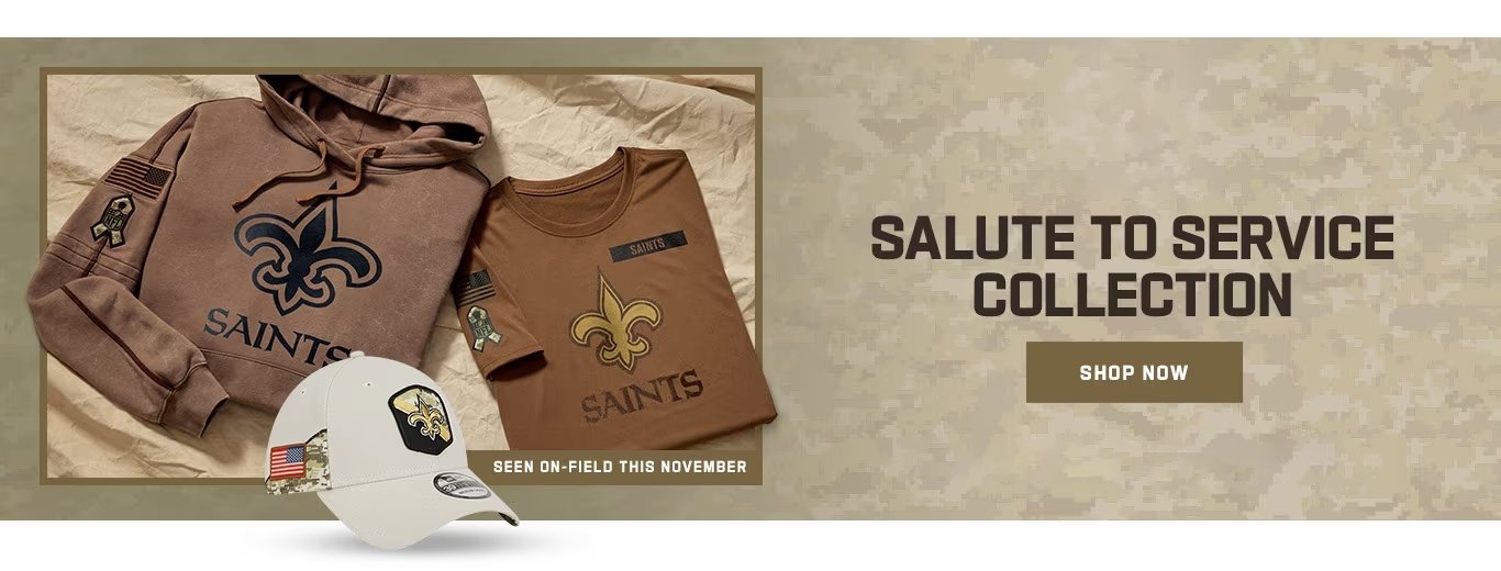 Saints salute to on sale service hoodie 2018